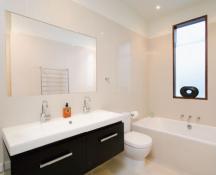 Black and white bathroom remodel