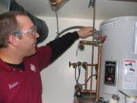 Repairing a Bradford White water heater in Citrus Heights